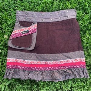 Moshiki Hot Cookie Adjustable Wrap Skirt